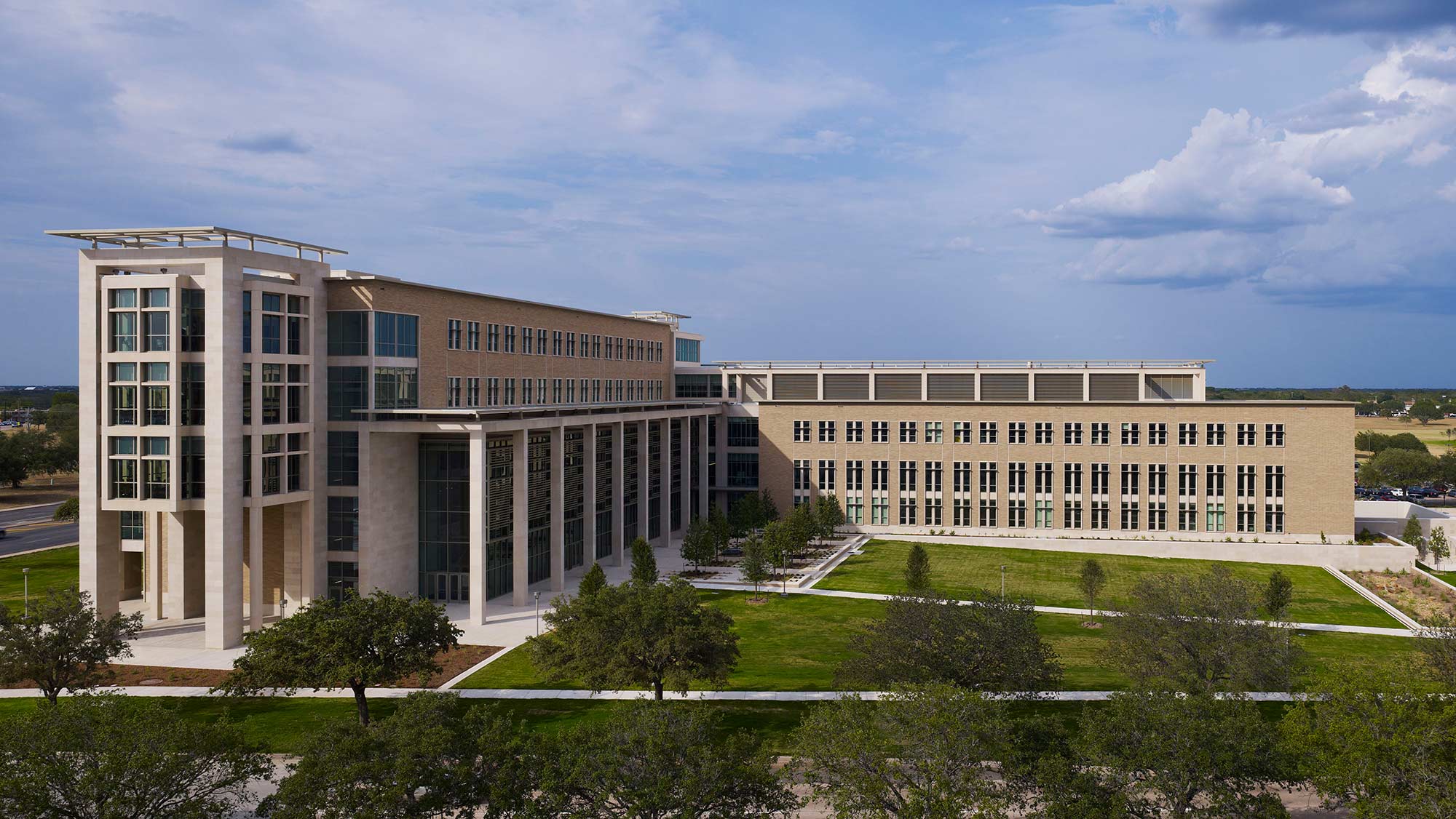 The exterior of the Emerging Technologies Building