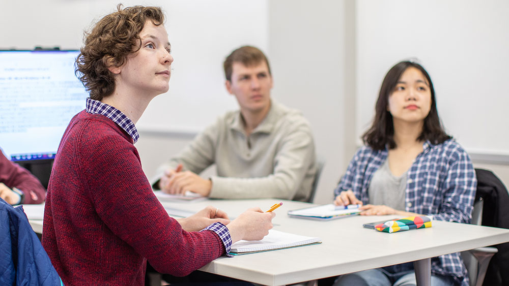 Students in class