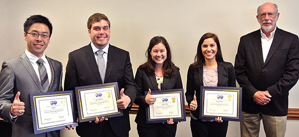 2016 SPE regional student paper contest winners