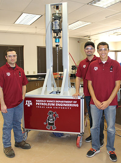 2017 Aggie Drillbotics team