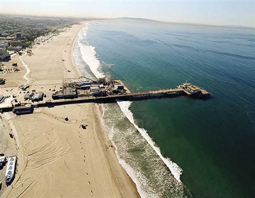 Coastline with Pier