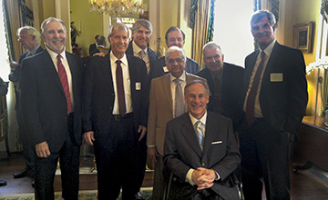 GURI faculty with governor