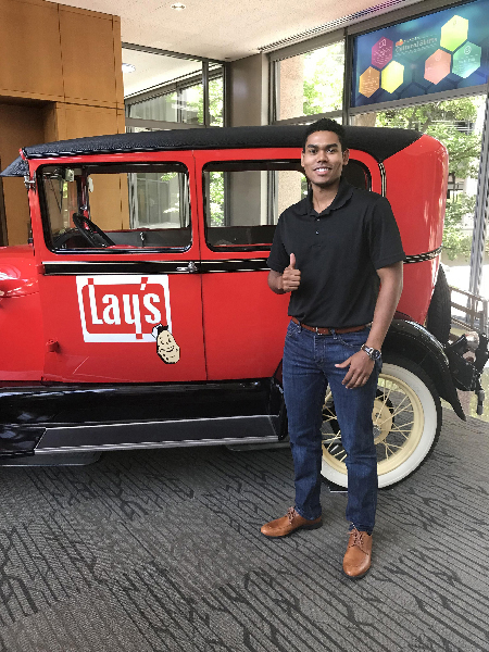 Aaron Cogwell, a junior industrial and systems engineering student, spent his summer as an in-market operations intern at the Frito-Lay distribution center (a subsidiary of PepsiCo) in Carrollton, TX.