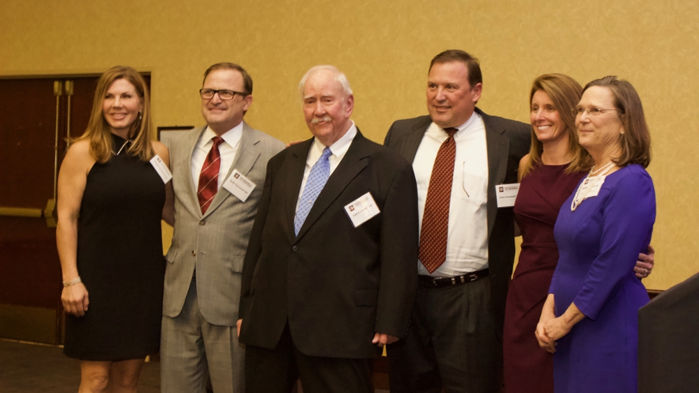 Dr. Lee Lowery being honored at the 2018 Zachry Department of Civil Engineering at Texas A&M Distinguished Graduate Award