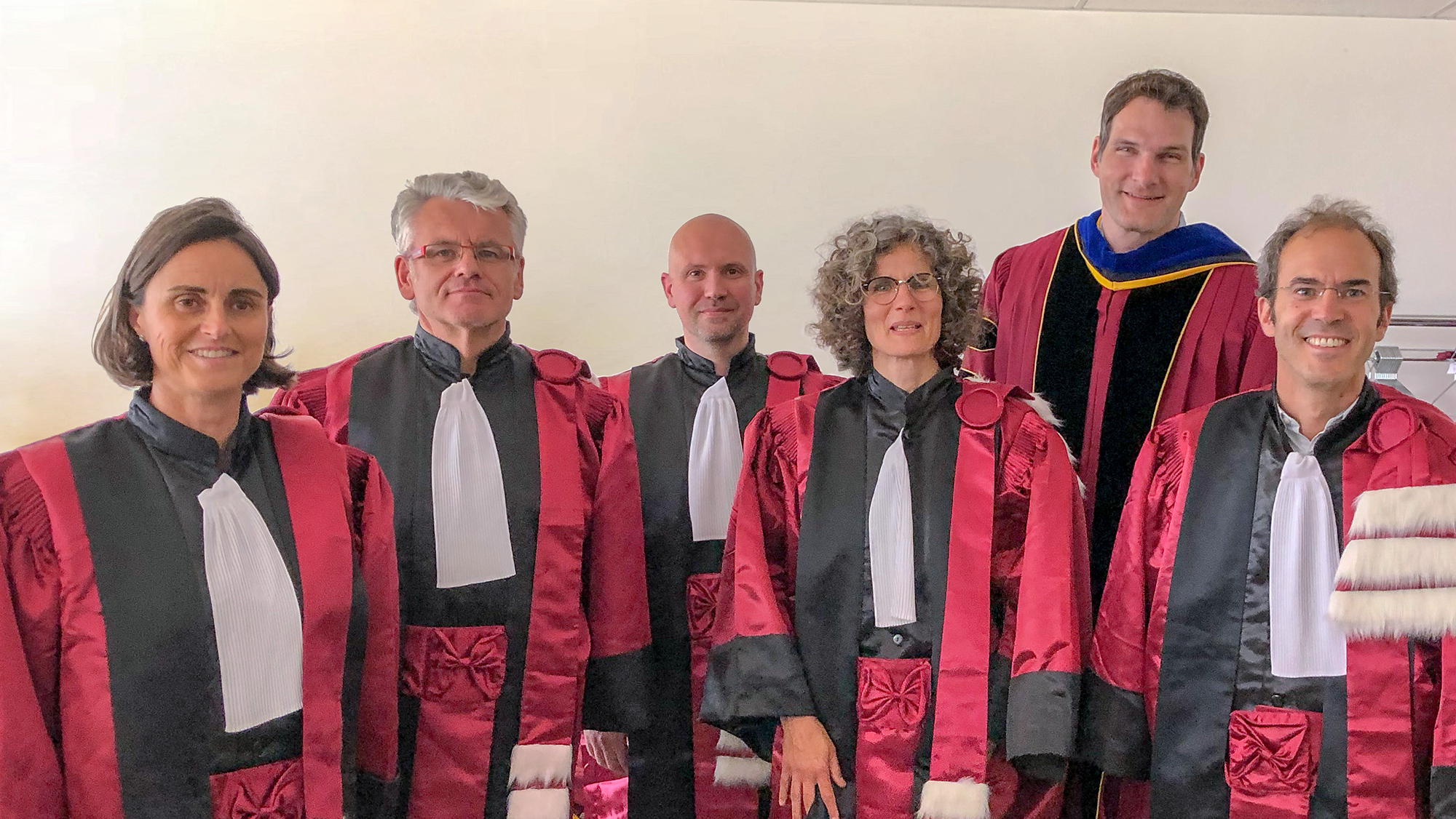 Jaime Grunlan at French University graduation ceremony