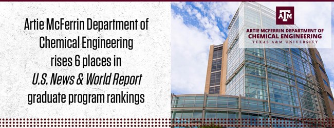 Chemical engineering rankings banner