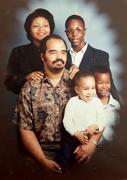 Cortland Wickliff and family