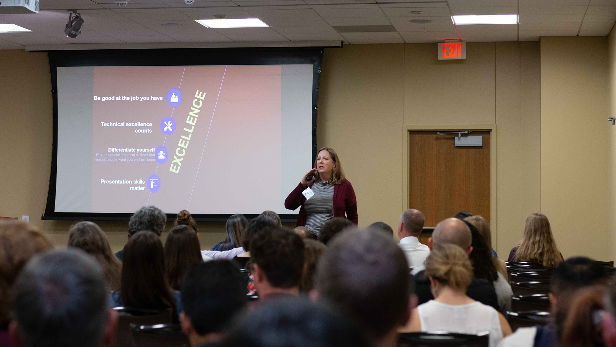 Janeen Judah '81 speaks at Texas A&M Engineering's staff workshop