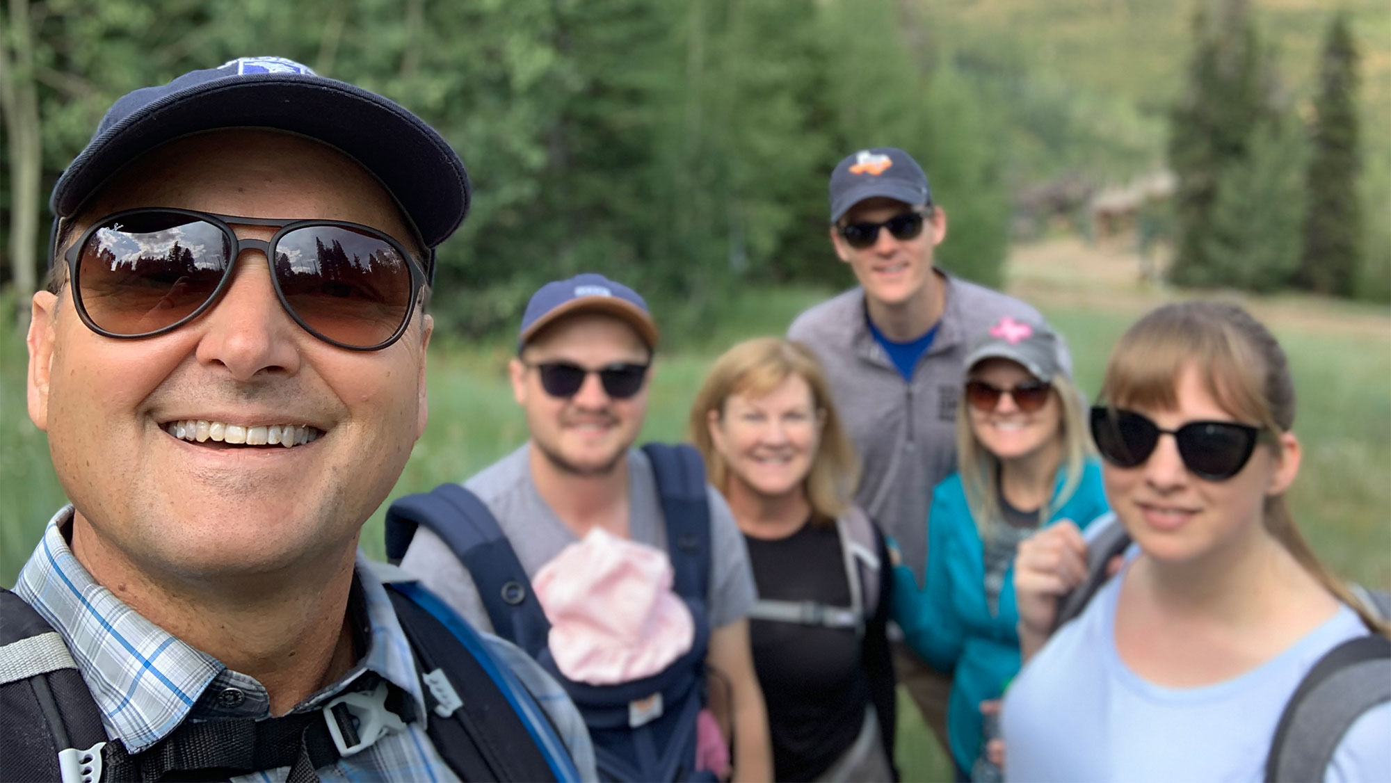 Mark and Roc'C Semmelbeck with family. 