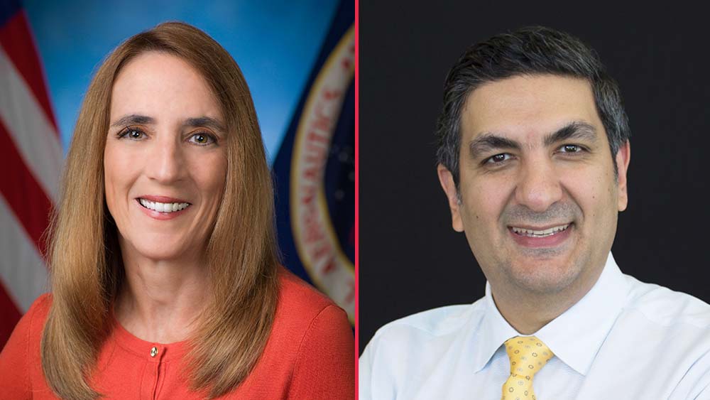 Portraits of Dr. Nancy Currie-Gregg and Dr. Farzan Sasangohar