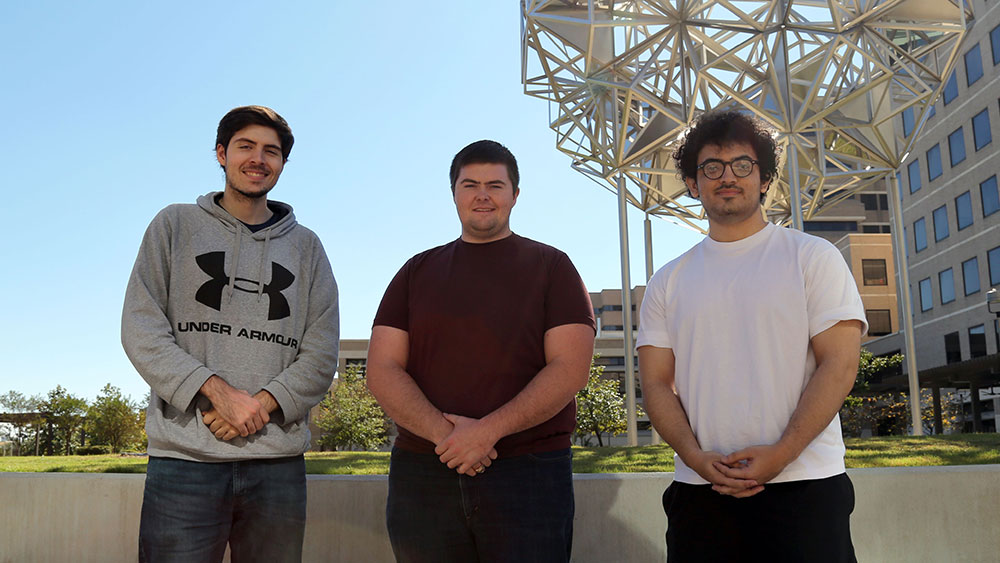 Trevor Weidner, Isaac Andrews and Daniel Sanchez