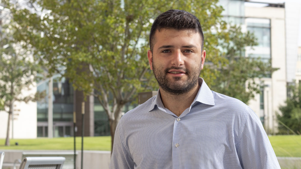 Doctoral student Jerome Sfeir 